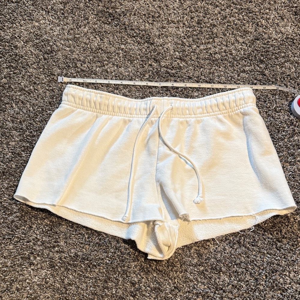 PacSun White Terry Cloth Sweatshorts